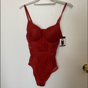 NWT French Affair push-up bodysuit